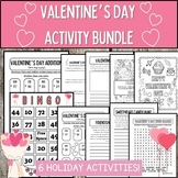 Valentine's Day Math & Literacy Bundle-3rd/4th Grade- Work
