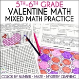 Valentine's Day Math Mixed Review