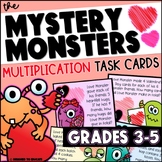 Valentine's Day Math Multiplication Word Problem Task Cards