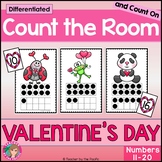 Valentine's Day Math Number Sense Count the Room 11 - 20