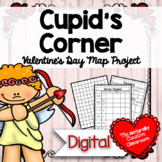 Valentine's Day Math Project | Area, Perimeter & Graphing 