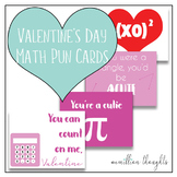Valentine's Day Math Pun Cards / Classroom Decor