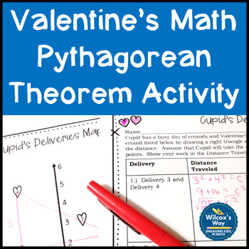 Preview of Valentine's Day Math Pythagorean Theorem Activities