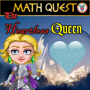 Valentine's Day Math Quest Activity - Differentiated Math Worksheets Bundle