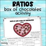 Valentine's Day Math Ratios Activity Box of Chocolates
