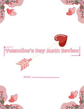 Preview of Valentine's Day Math Review