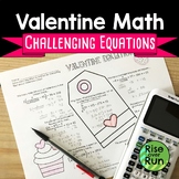 Valentine's Day High School Math Activity