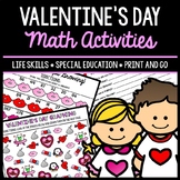 Valentine's Day Math - Special Education - Life Skills - P