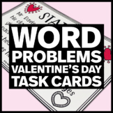 Middle School Math Real World Word Problems - Valentine's 