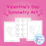 Valentine's Day Math Symmetry Art