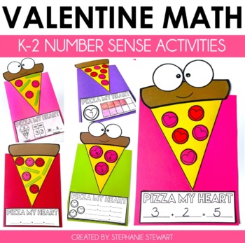 Preview of Valentine's Day Math - Valentine's Day Craft