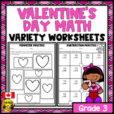 Valentine's Day Math Worksheets | Numbers to 1000