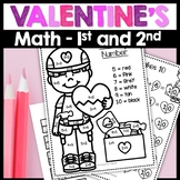 Valentines Day Math Worksheets | Love Addition | Candy Hea