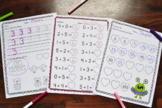 Valentine's Day Math Worksheets for Kindergarten
