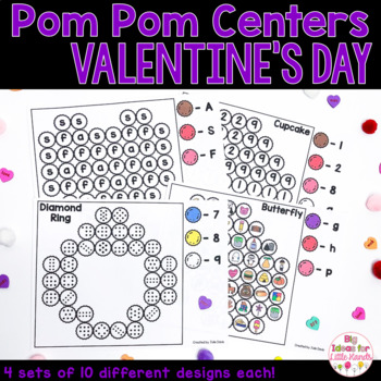 Preview of Valentine's Day Math and Literacy Center Activities