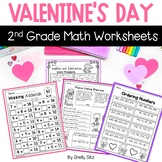 Valentine's Day Math for Second Grade - February Math Work
