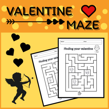 Preview of Valentine's Day gift Mazes | Activities