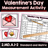 Valentine's Day Measurement Activity | Measuring in Inches