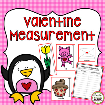 Preview of Valentine's Day Measurement - Inch, Half-Inch, and Centimeter