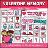 Valentine's Day Memory Game, Valentine's Day Matching Activity