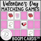 Valentine's Day Speech Therapy Activities Game Memory Matc