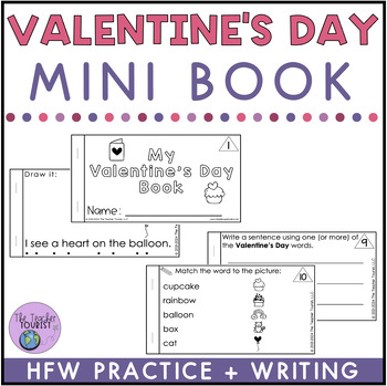 Preview of Valentine's Day Mini Book | Reading and Writing Activity