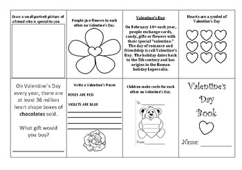 Preview of Valentine's Day Minibook