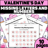 Valentine's Day Missing Letters A-Z |  Valentine's Day Mis
