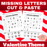 Valentine's Day Missing Letters Cut & Paste