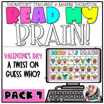 Preview of Valentine's Day Morning Meeting Games | DIGITAL GAME | Guess Who