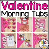 Valentine's Day Morning Tubs for 1st Grade