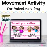 Would you rather | Valentine's Day Movement Activity | Dis