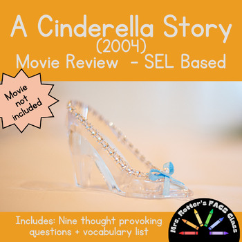 Preview of Valentine's Day Movie Guide: A Cinderella Story (2004) - SEL Based, and subject