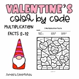 Valentine's Day Activity | Color By Code | Creative Math G