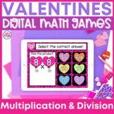 Valentine's Day Multiplication and Division Game