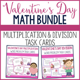 Valentine's Day Multiplication and Divsion Word Problems (