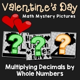 Multiply Decimals Times Whole Numbers, Coloring Valentine 
