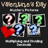 Multiplying And Dividing Decimals Puzzle Coloring, Valenti