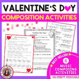 Valentine's Day Music Activities - Song Writing Worksheets