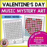 Valentine's Day Music Lesson Activities  - Music Coloring Pages