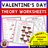 Valentine’s Day Music Activities - Music Theory Worksheets