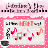 Valentine's Day Music Bulletin Board Kit | Music Note Bull