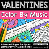 Valentine's Day Music Coloring Pages
