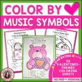 Valentine’s Day Music Activities - Coloring Pages for Note