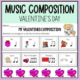 Valentine's Day Music Composition and Rhythm Manipulatives