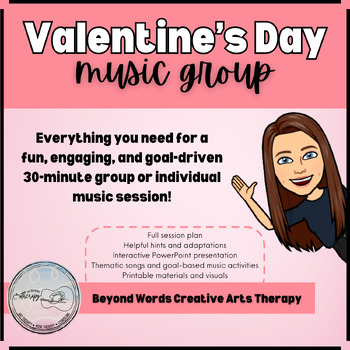 Preview of Valentine's Day | Music Therapy, Music Education, Special Education, SEL