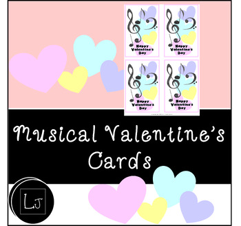 Valentine's Day Music: Valentine's Day Cards by Lissa Joy Music Resources