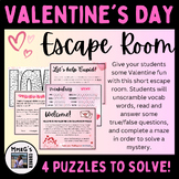 Valentine's Day Mystery Escape Puzzle Activity