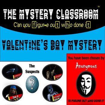 Preview of Valentine's Day Mystery (Middle-High School) | The Mystery Classroom