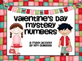 Valentine's Day Mystery Number - Math Problem Solving Activity